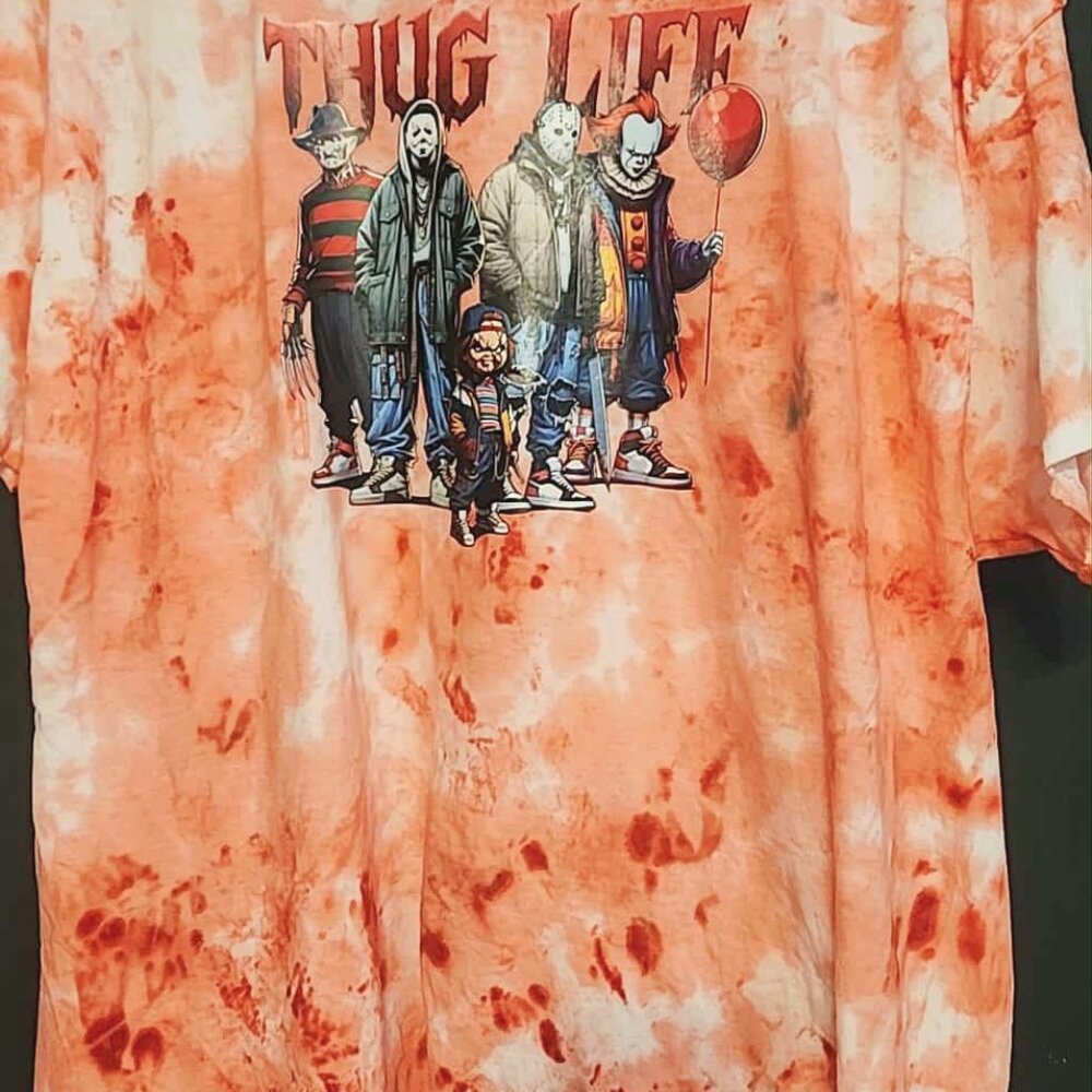 New XL Halloween Theme Scary!! Bloody tshirt!